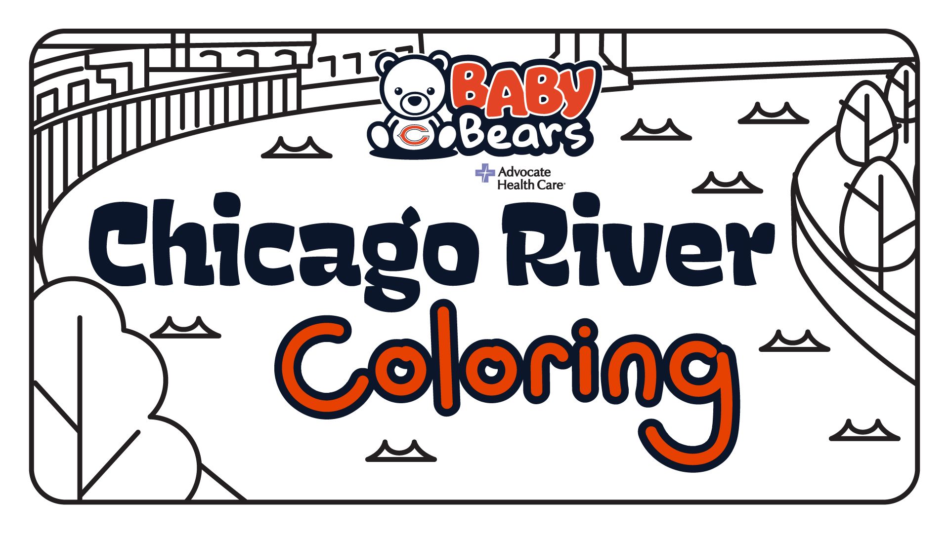 Chicago River Coloring