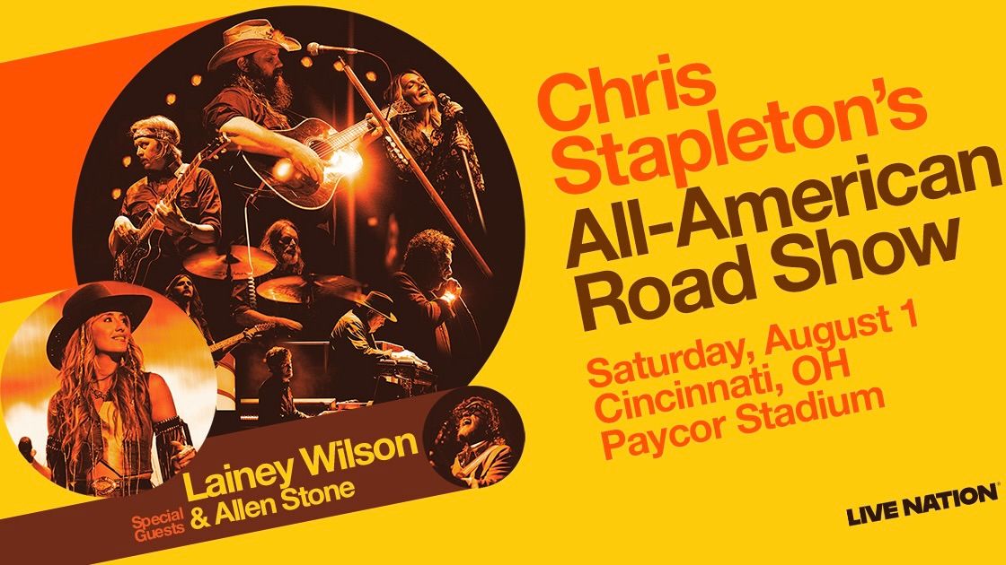 Chris Stapleton + Lainey Wilson at Paycor Stadium