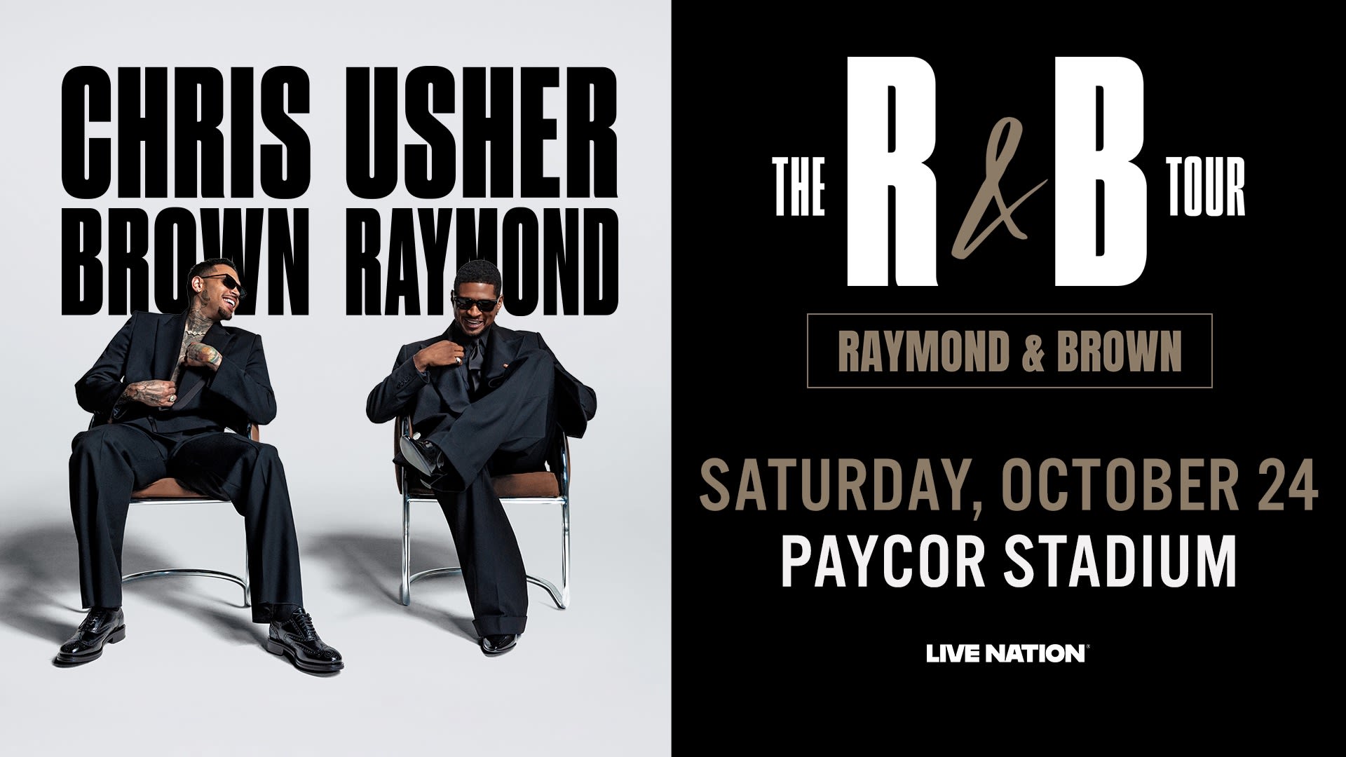 Usher + Chris Brown at Paycor Stadium
