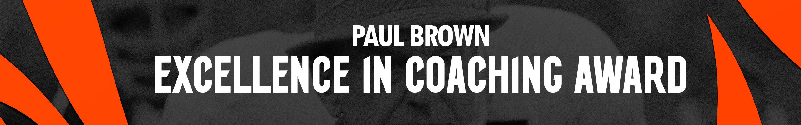 PaulBrownExcellenceInCoachingAward PageHeader