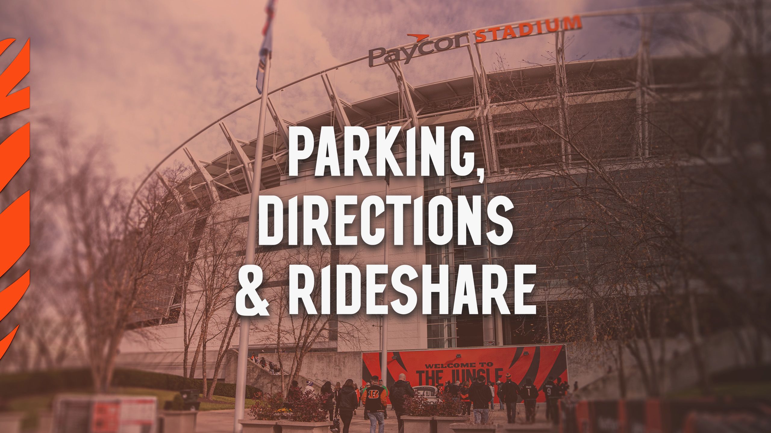 Parking, Directions and Rideshare