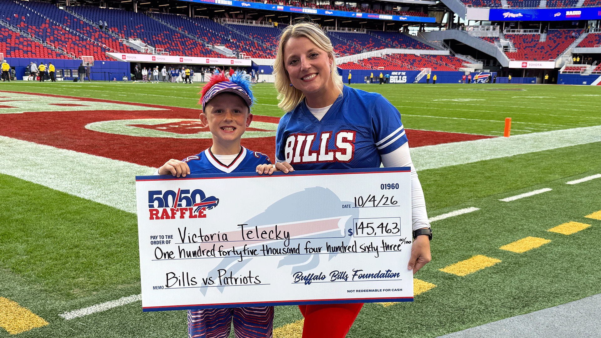 50/50 Raffle Winner