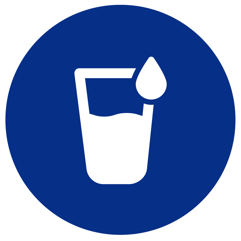 Water Filling Stations and Water Cups: