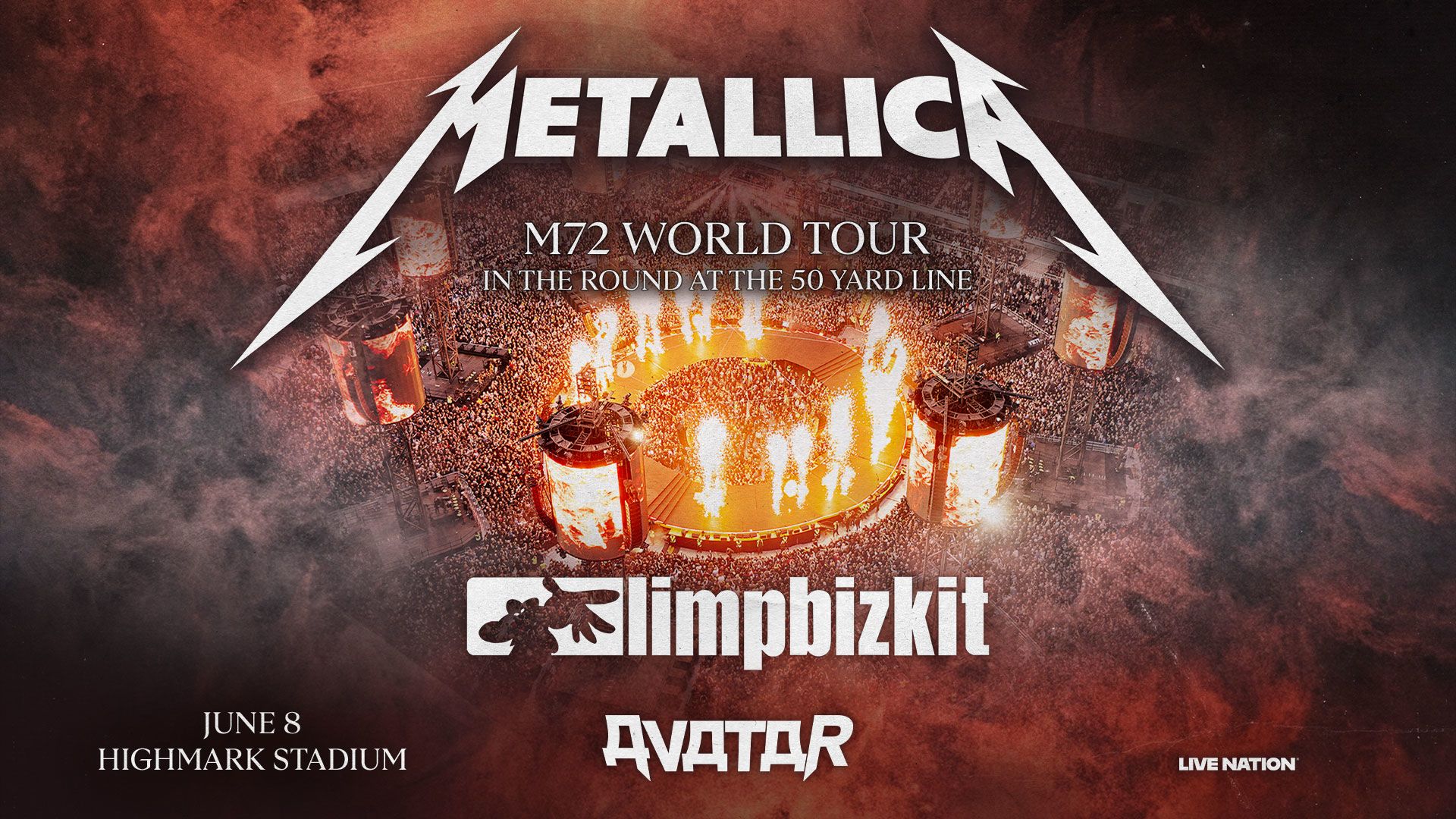 Metallica is coming to Highmark Stadium!