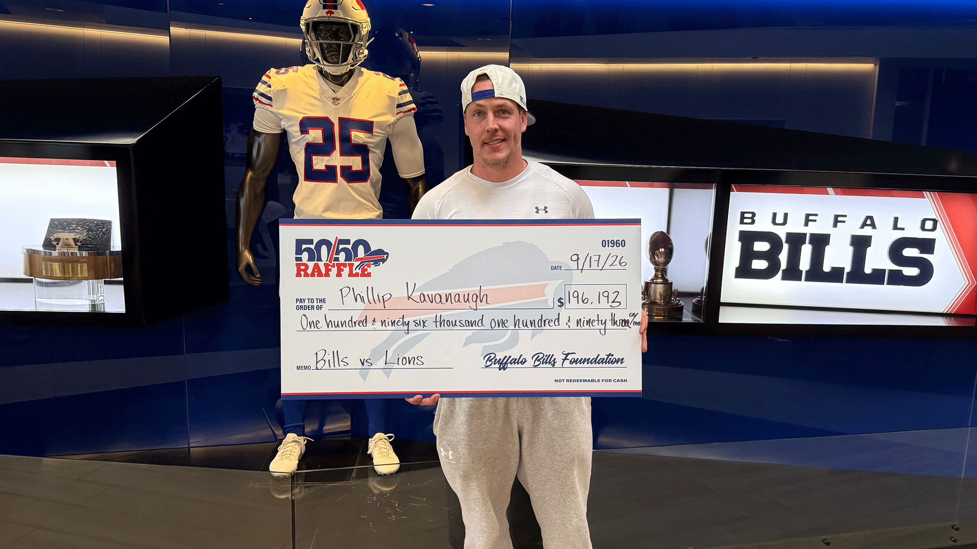 50/50 Raffle Winner
