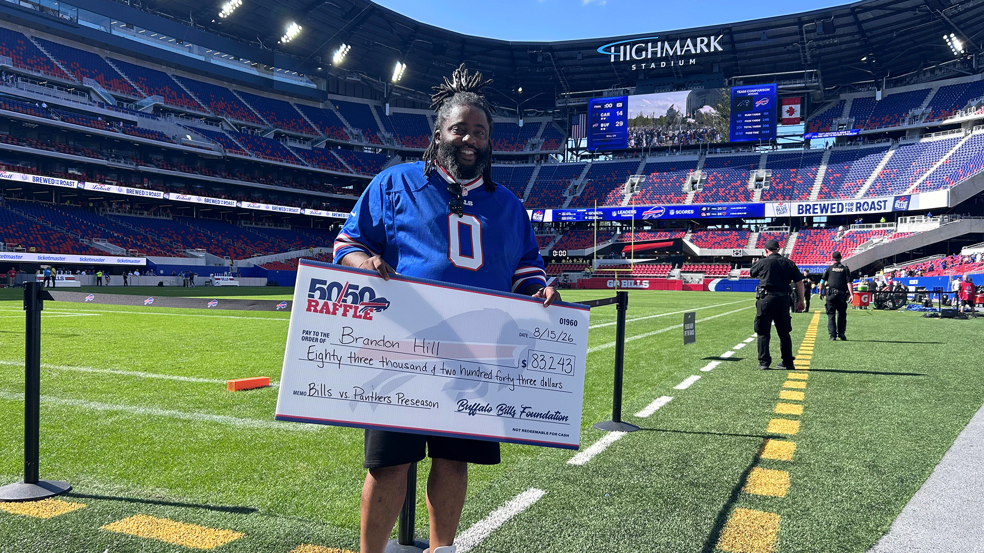 50/50 Raffle Winner