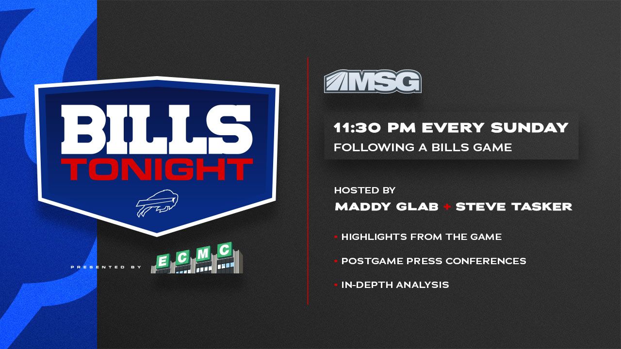 Bills Tonight on TV: Presented By ECMC