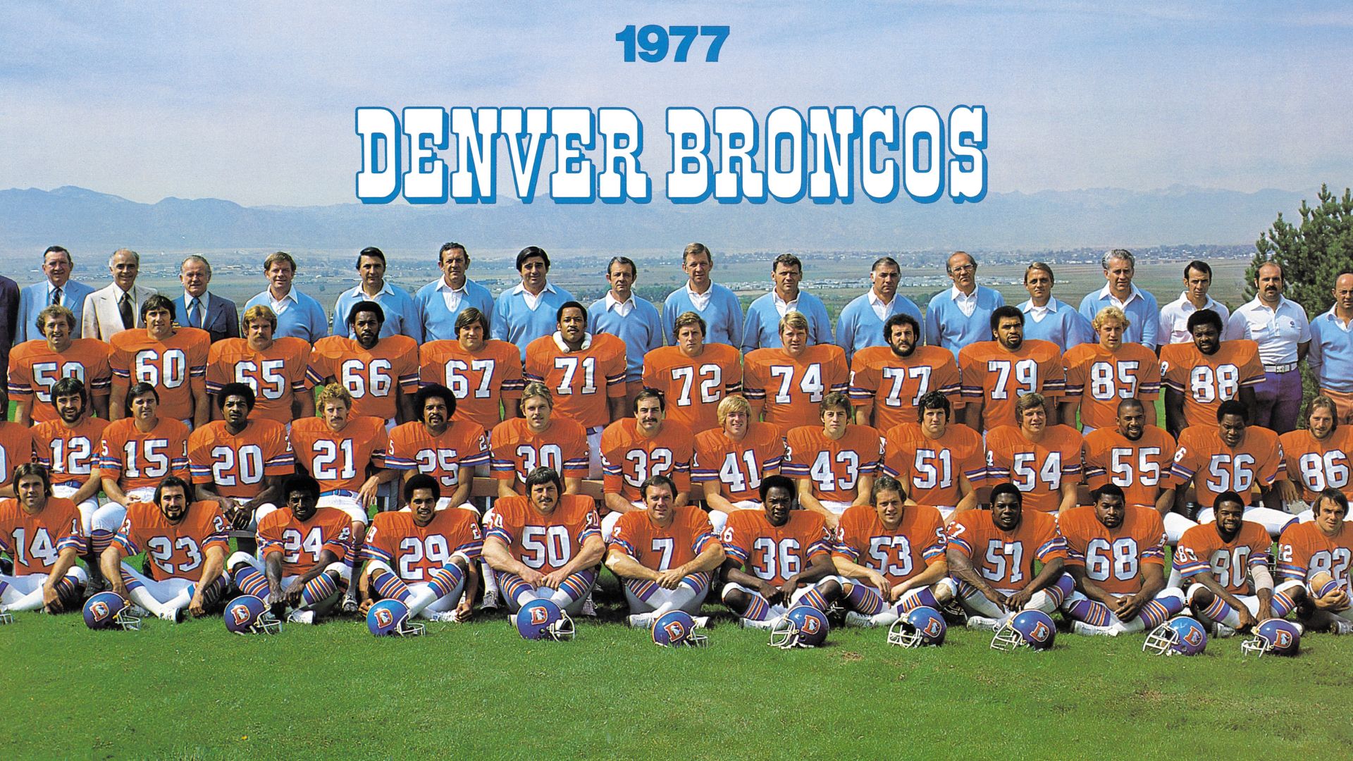 1977 Denver Broncos team photo