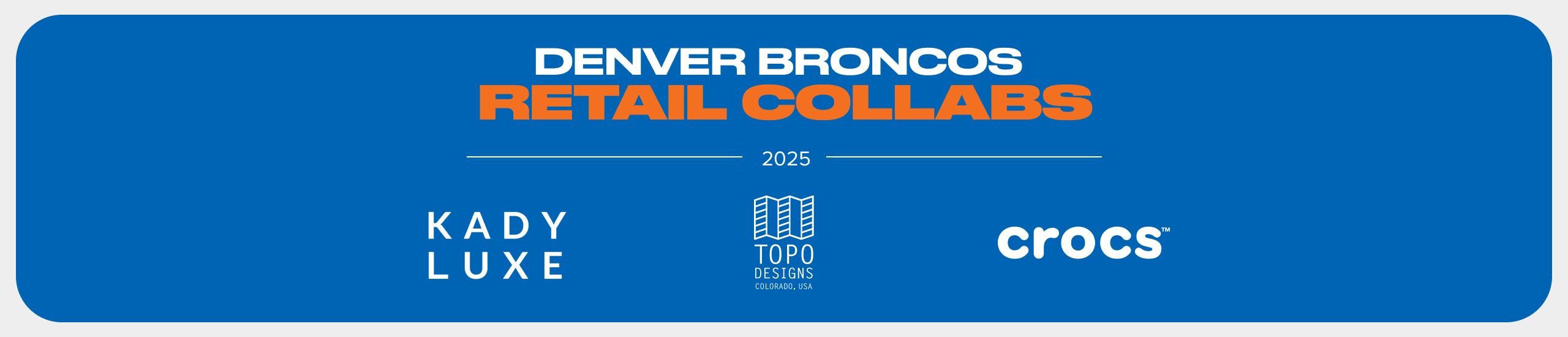 Denver Broncos 2025 Retail Collaborations