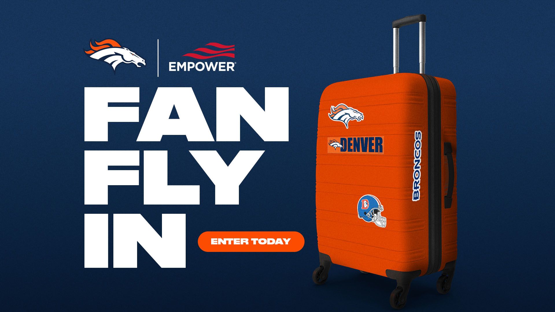 Enter to win a VIP trip for two to a Broncos Home Game