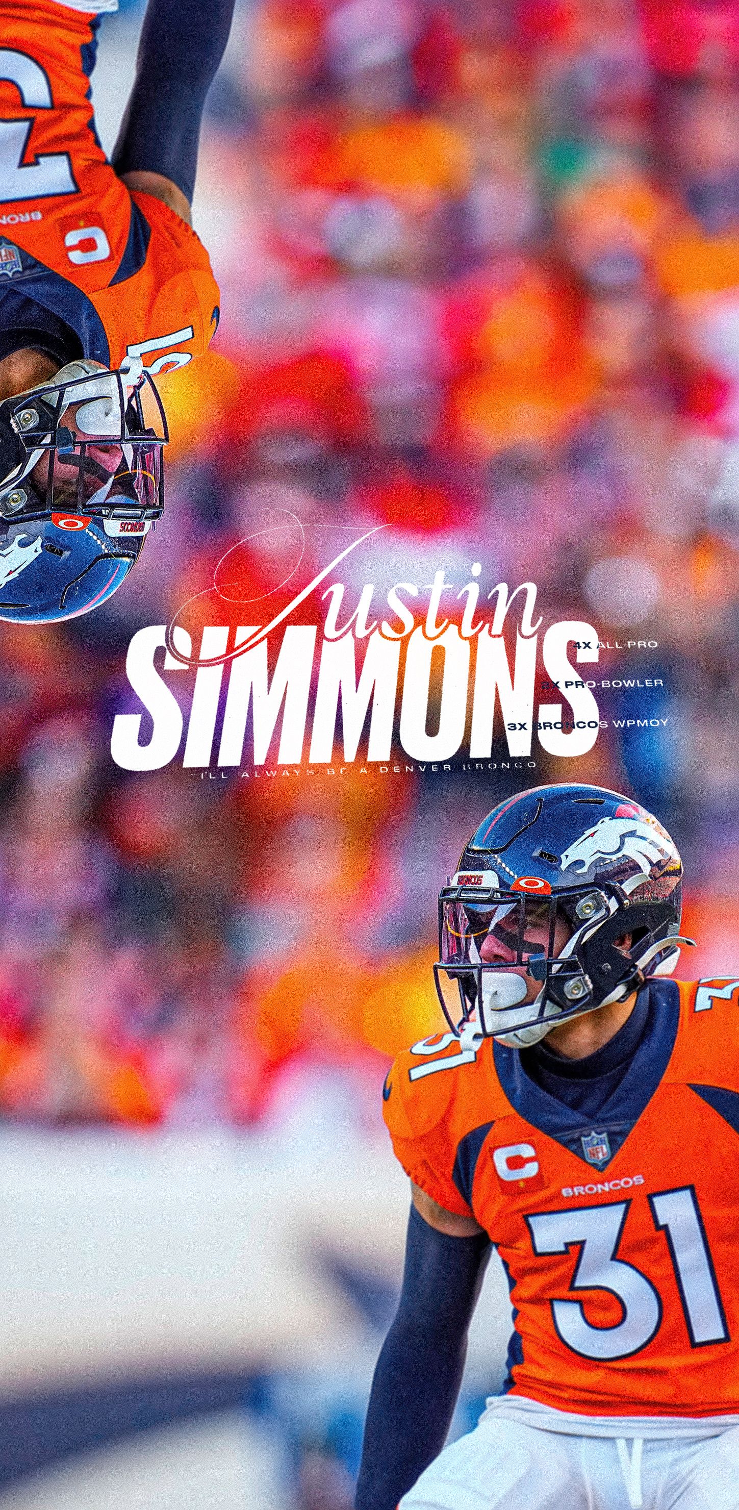Download Justin Simmons wallpaper for mobile