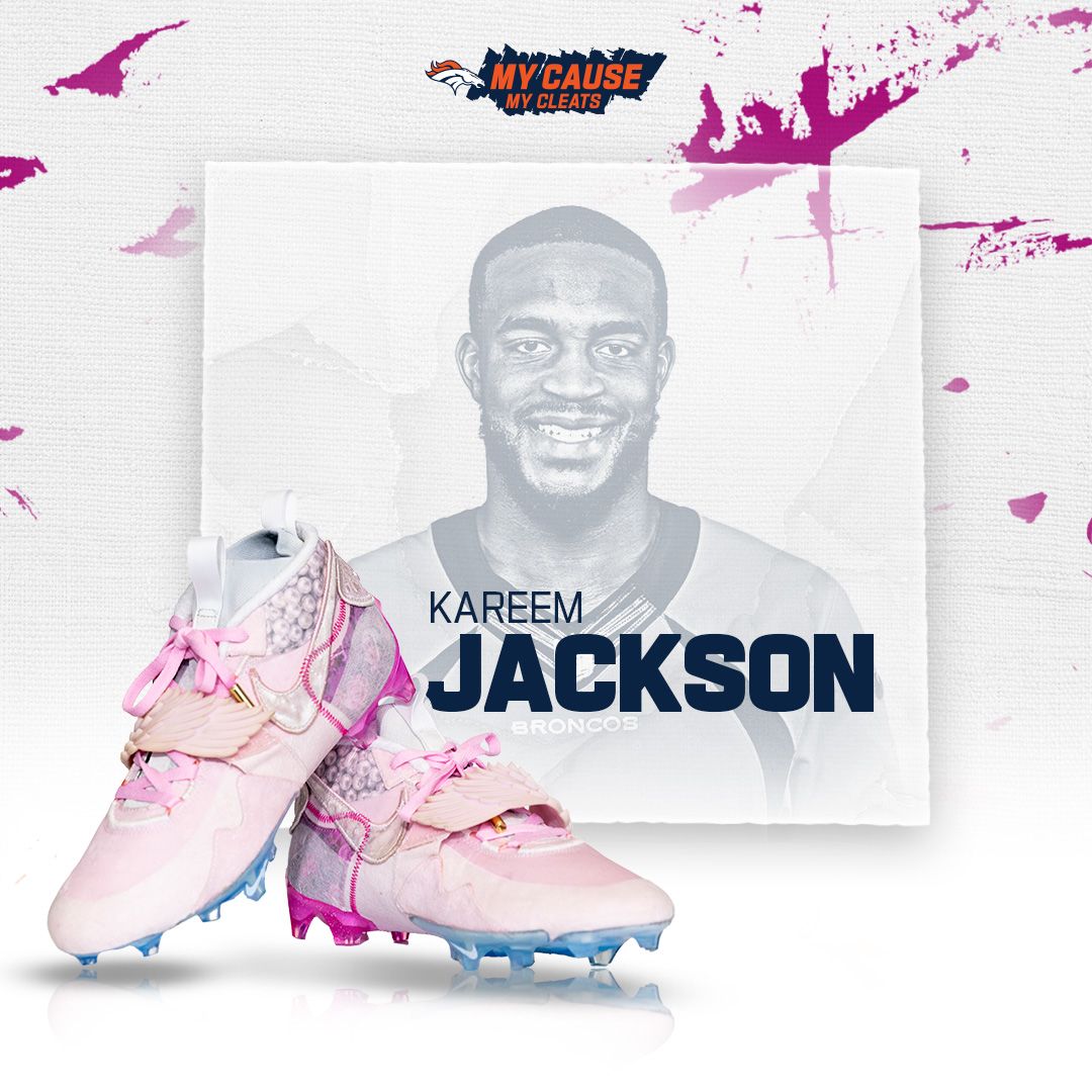 Breast cancer best sale awareness football cleats