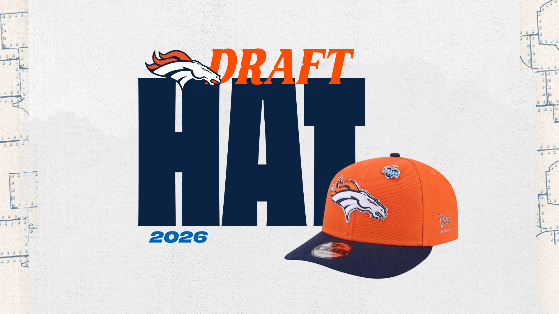 Get your 2026 Broncos Draft Hat!