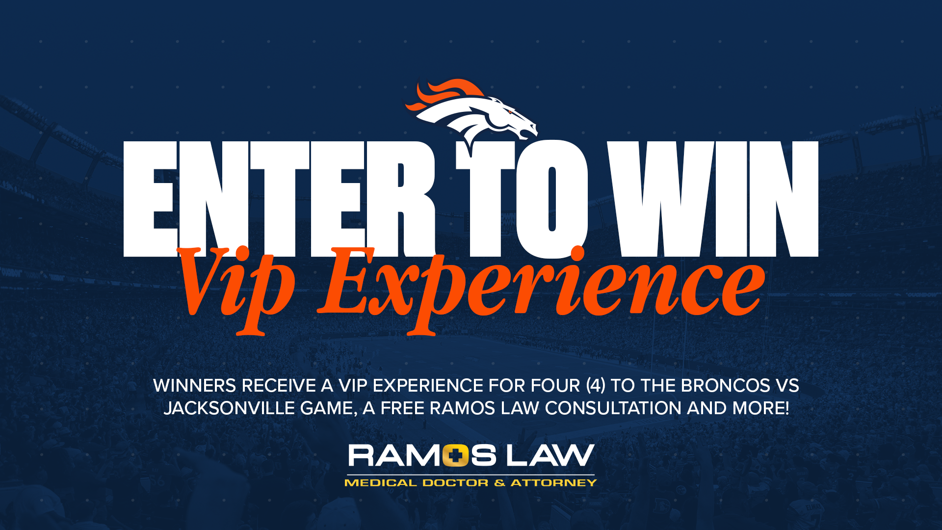 ENTER TO WIN VIP EXPERIENCE