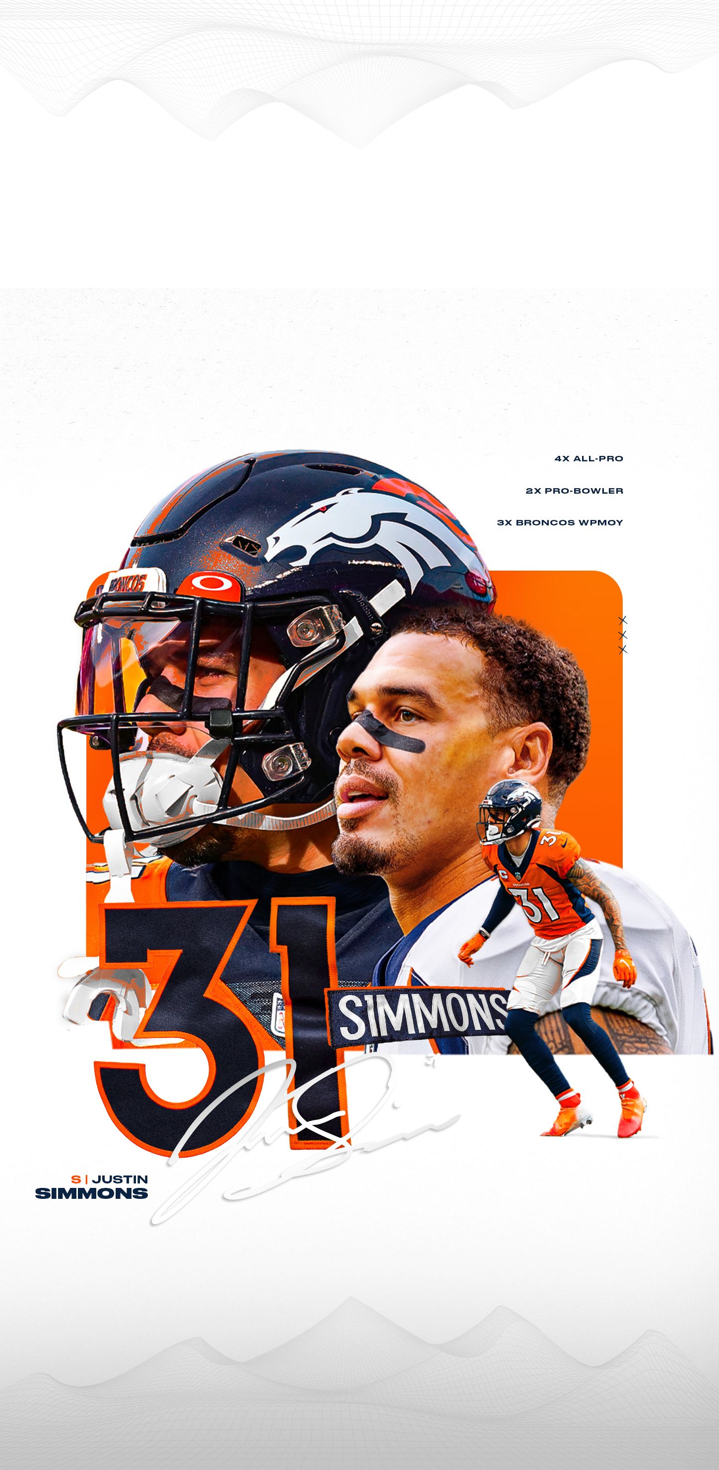 Download Justin Simmons wallpaper for mobile