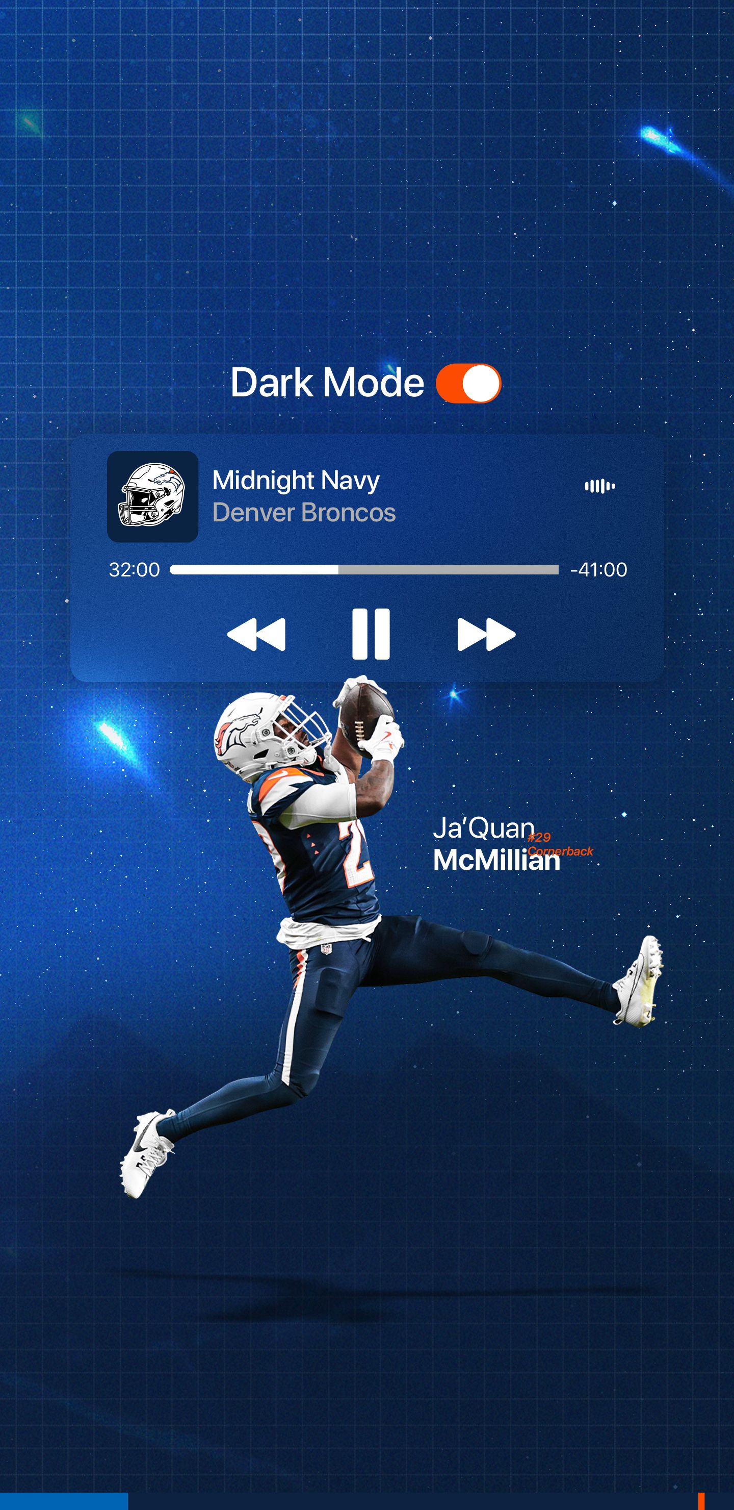 Download the Navy Ja'Quan McMillian wallpaper for mobile