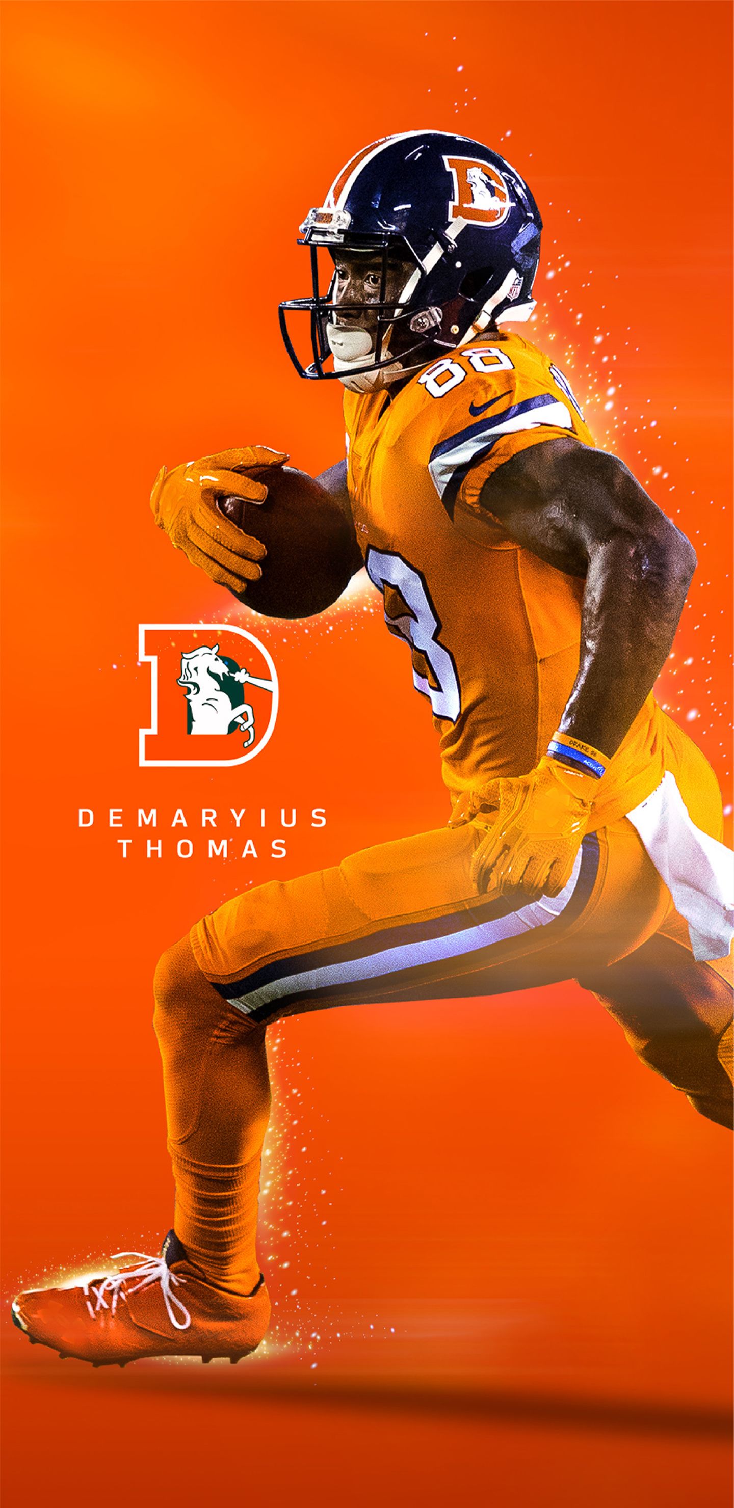 Download the Demaryius Thomas wallpaper for mobile