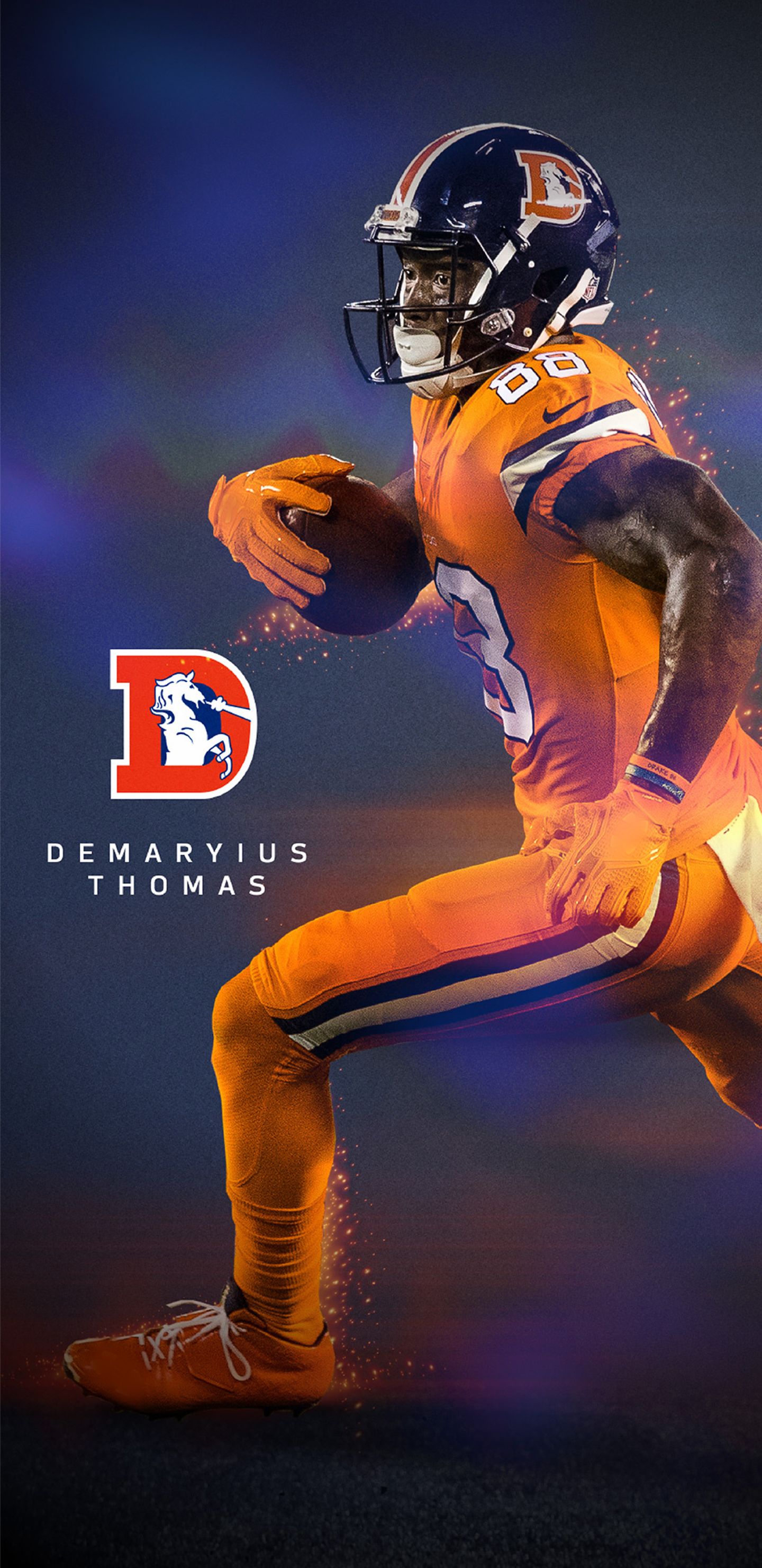 Download the Demaryius Thomas wallpaper for mobile