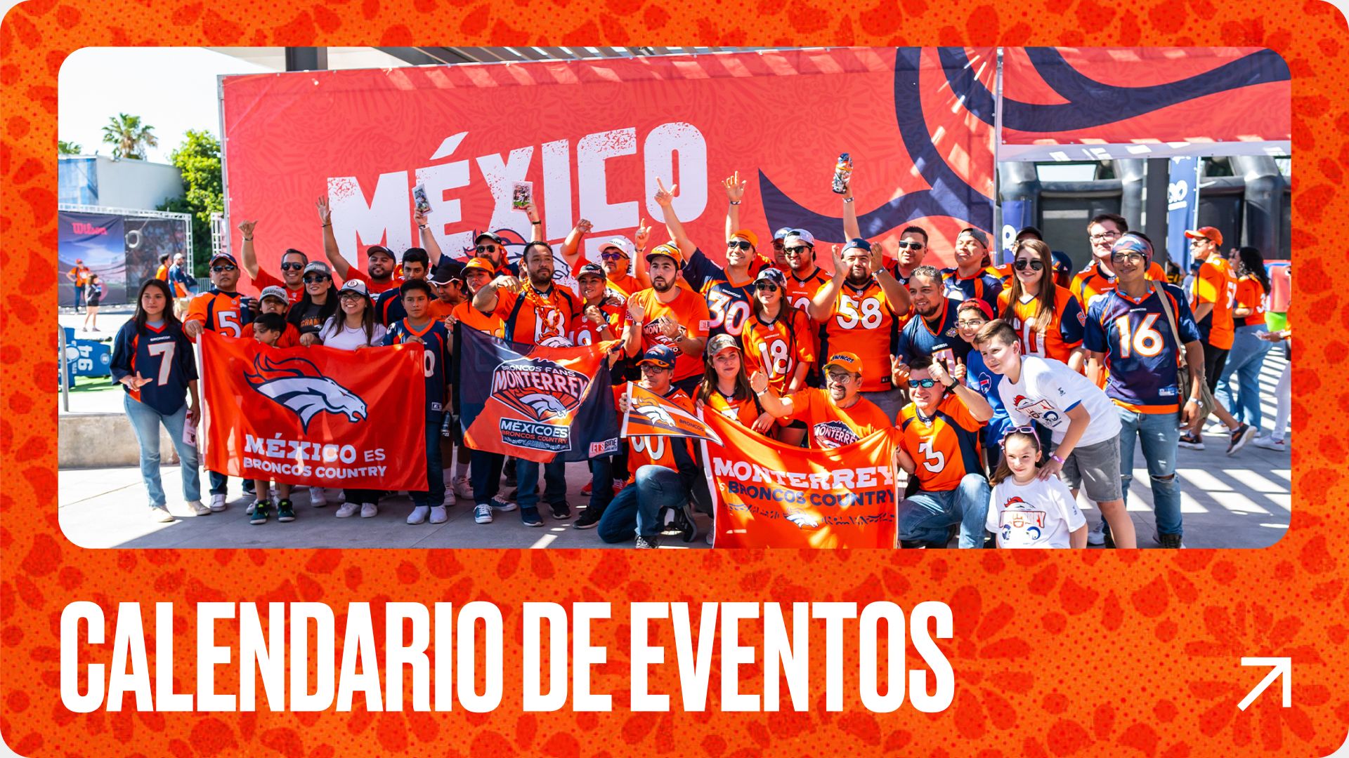 Look at the event calendar