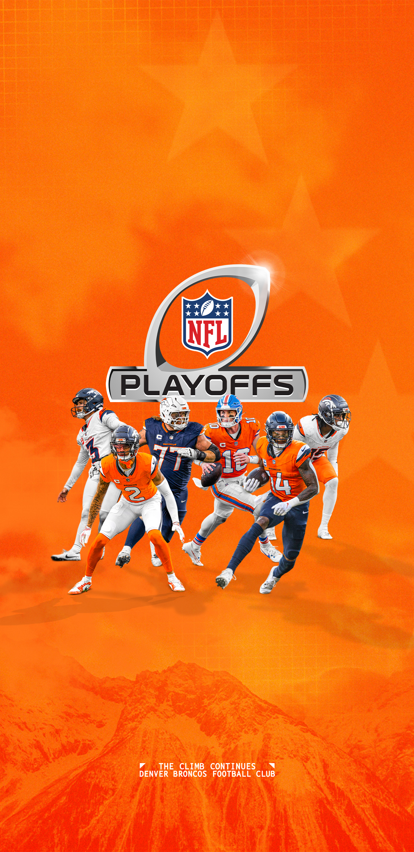 Download the Orange Playoffs wallpaper for mobile