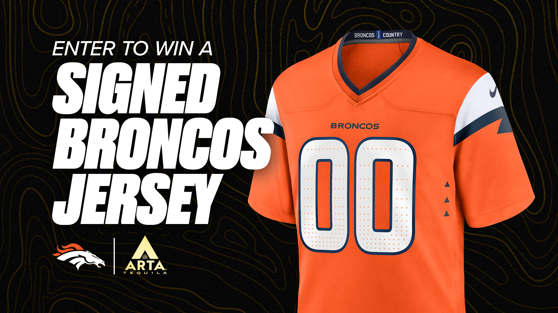 ENTER TO WIN SIGNED BRONCOS JERSEY