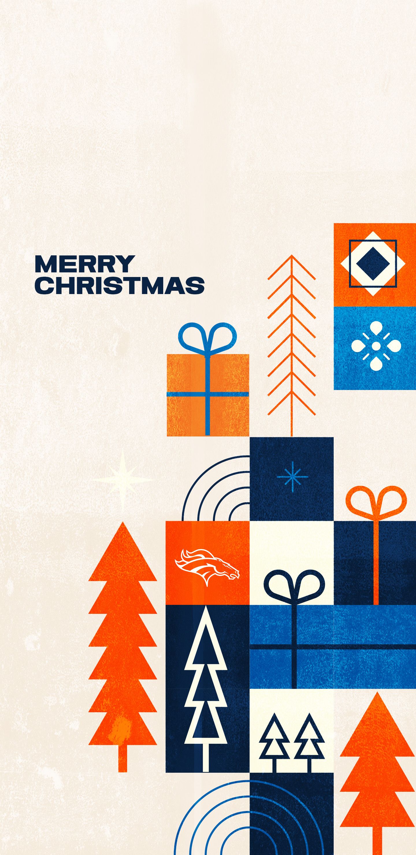 Download the Broncos Christmas wallpaper for mobile