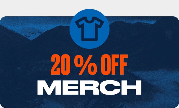 20% off merchandise