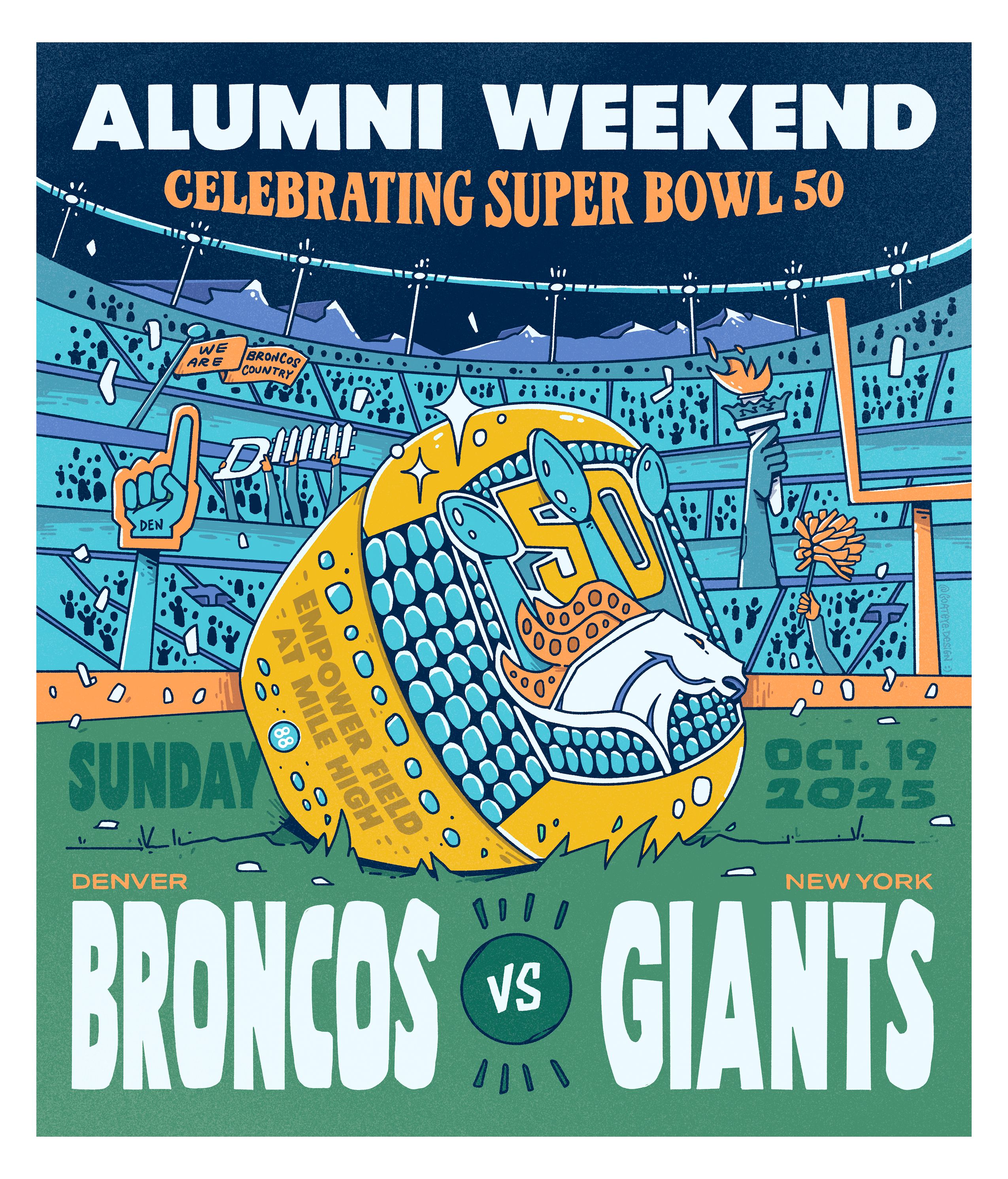 Broncos vs. Giants | 10/19/25