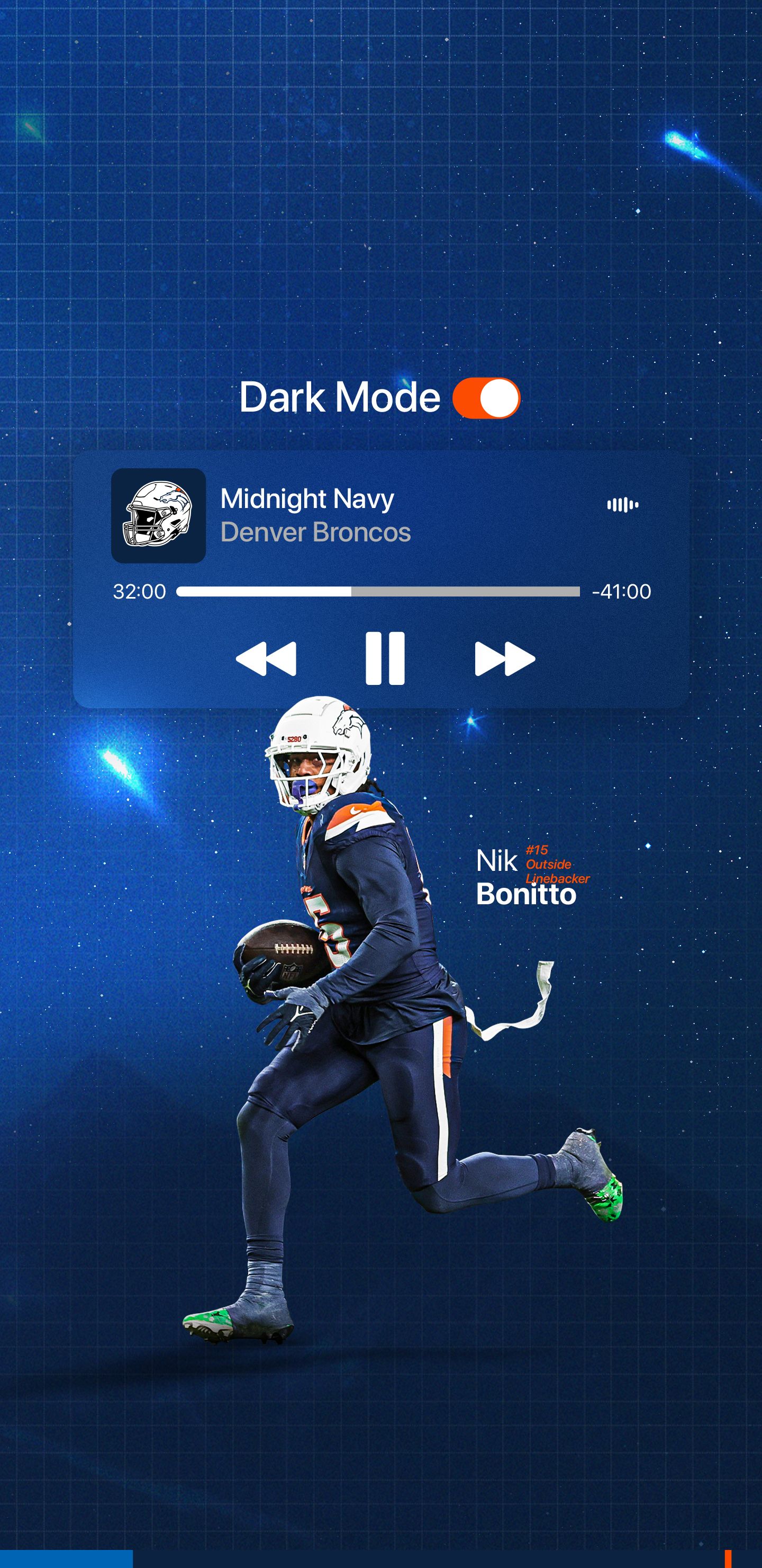 Download the Navy Nik Bonitto wallpaper for mobile