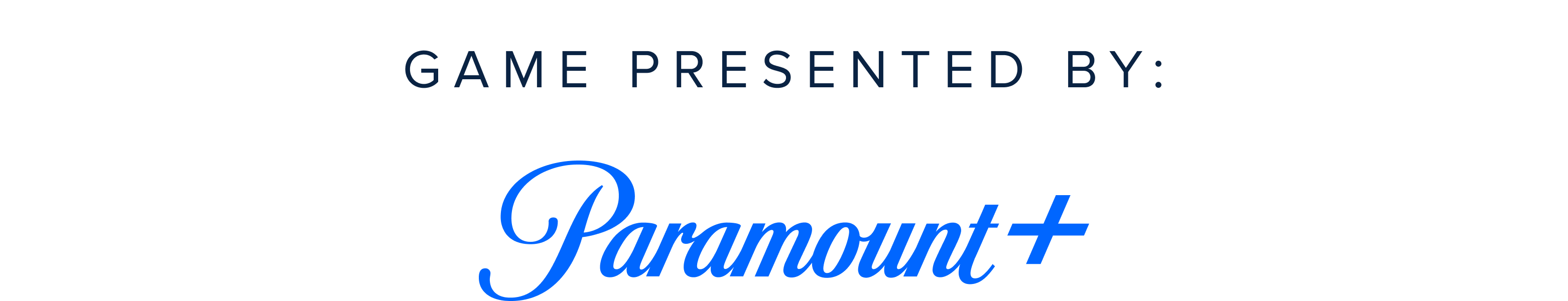 Game Presented by Paramount+