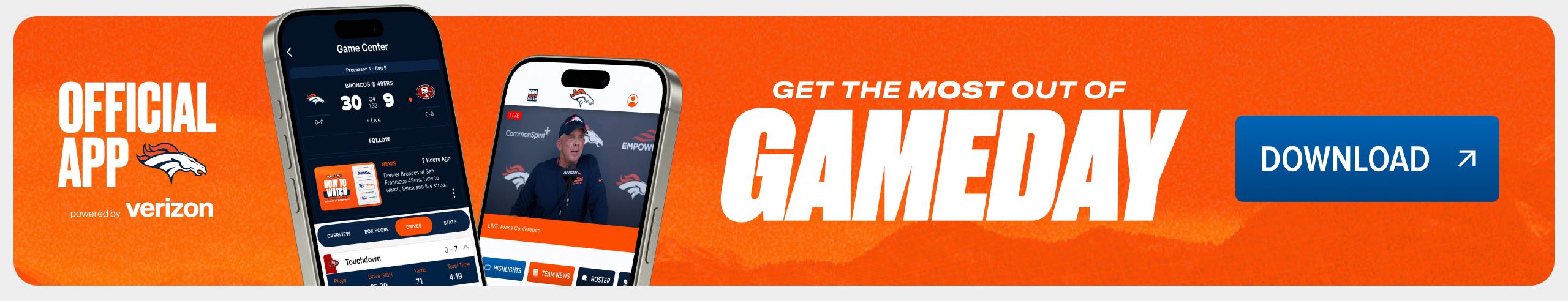 Download the Denver Broncos App
