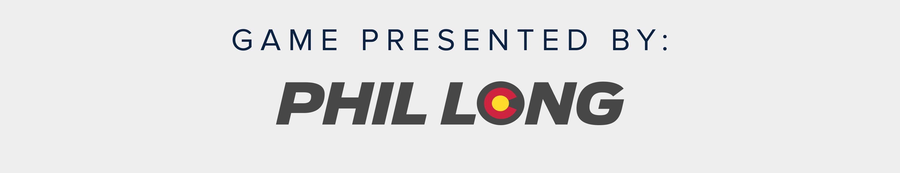 Game Presented by Phil Long