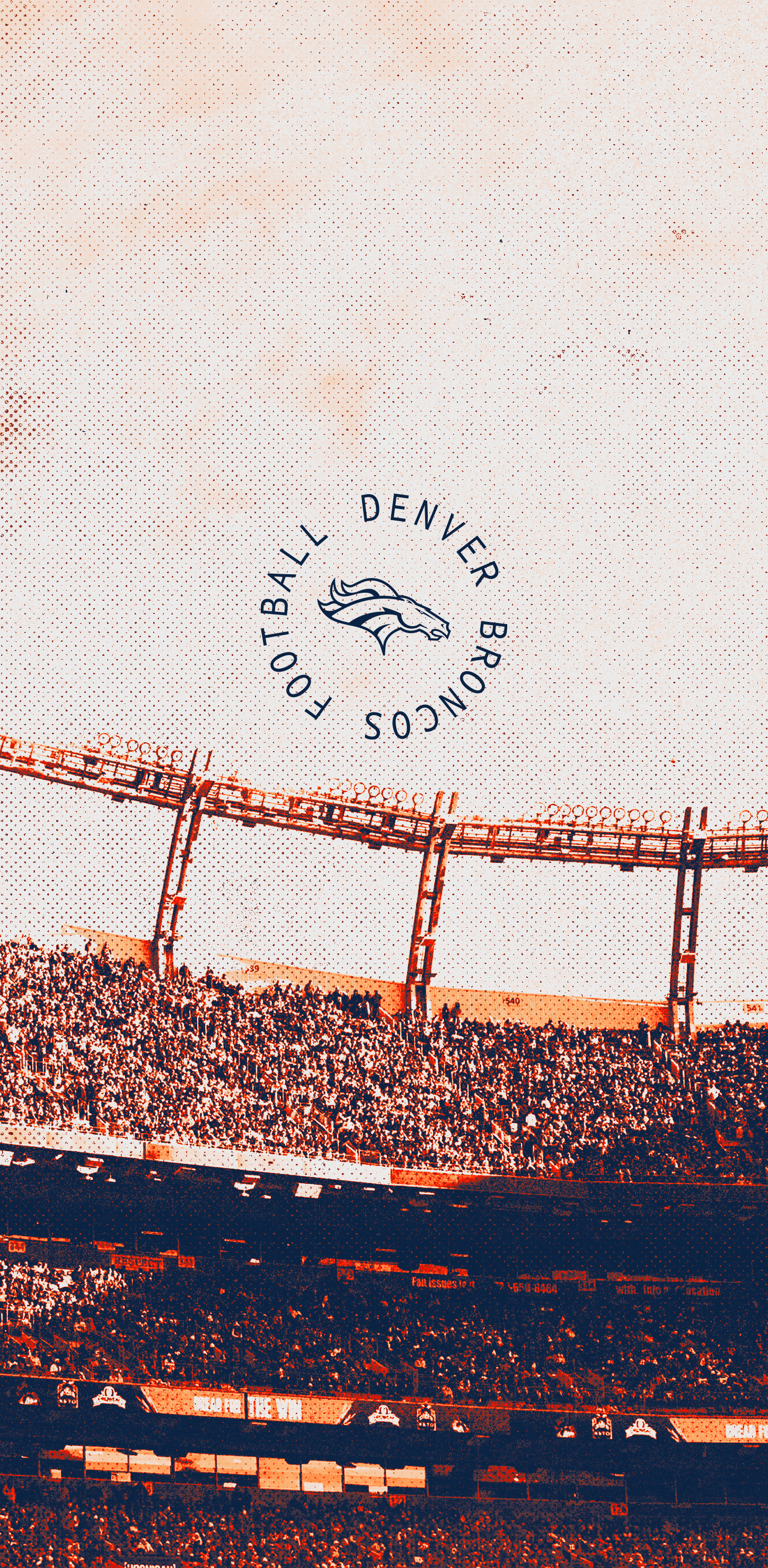 Download White Empower Field at Mile High wallpaper for mobile