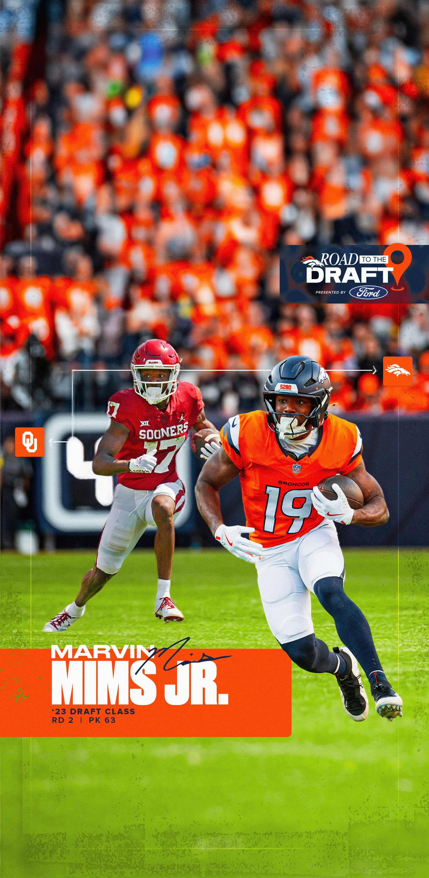 Download Road to Draft Mims Jr. wallpaper for mobile