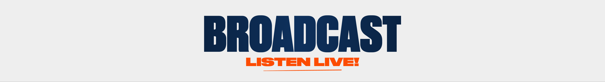 Listen Live!