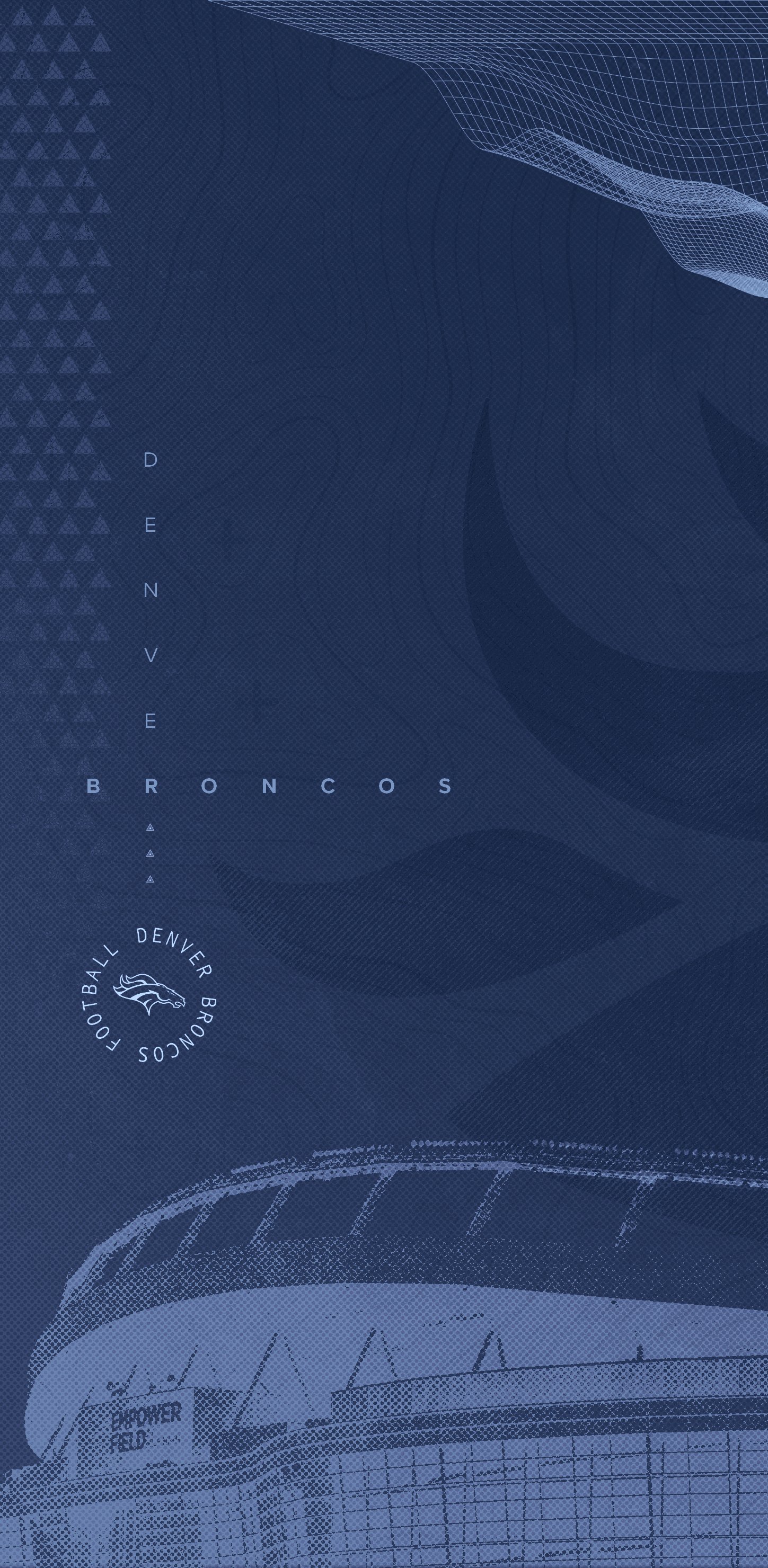 Download Empower Field at Mile High Navy wallpaper for mobile