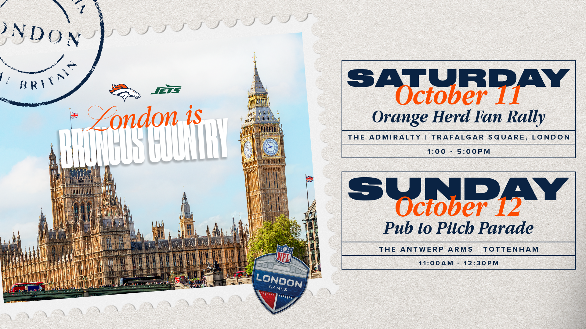 LONDON FAN RALLIES