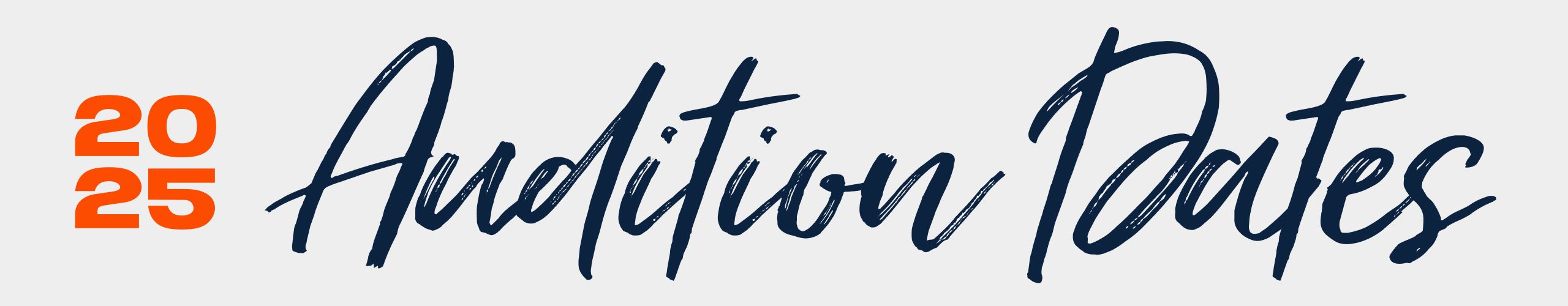 2025 dbcAuditions Header