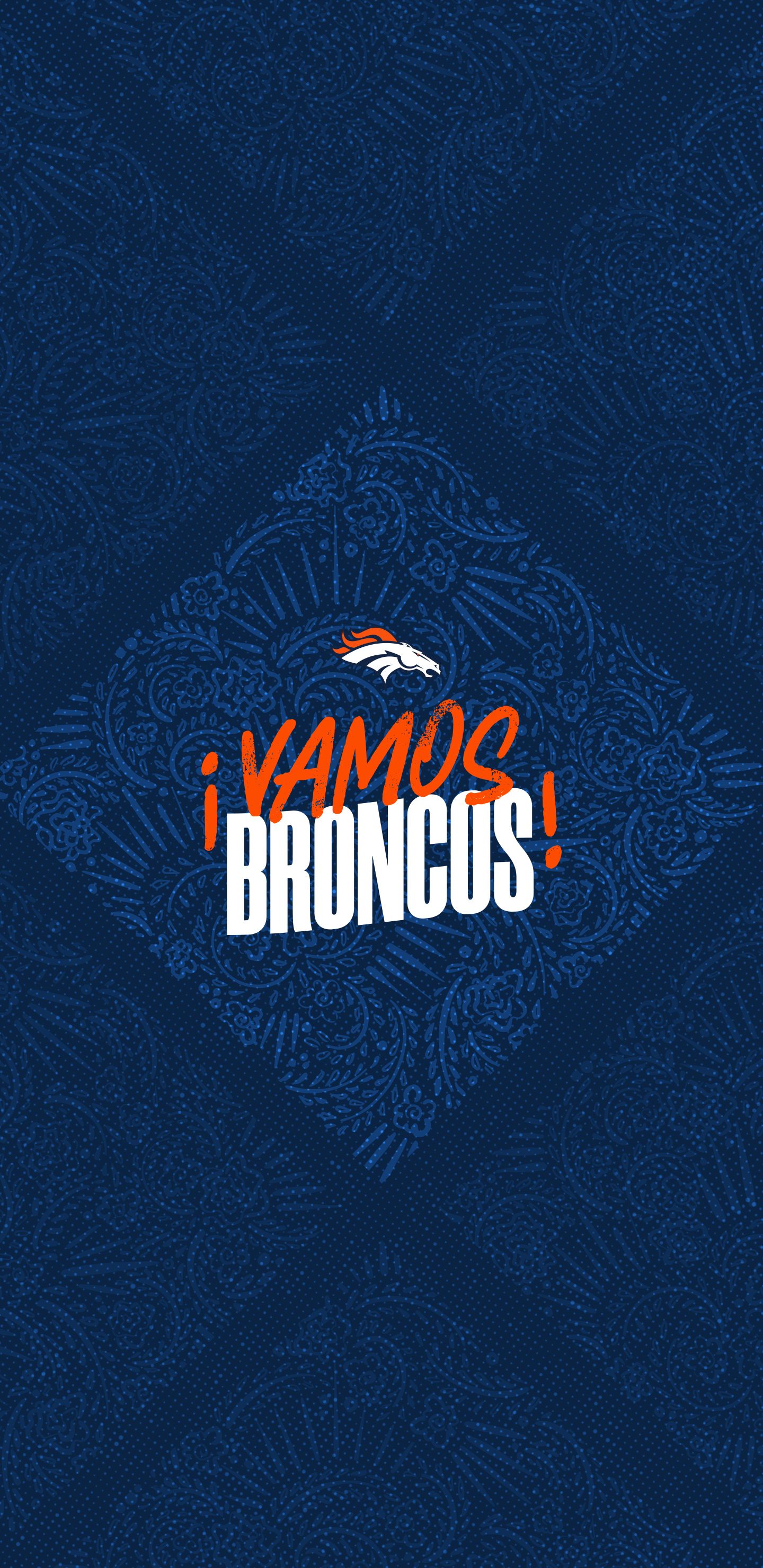 Download Vamos Broncos Navy wallpaper for mobile