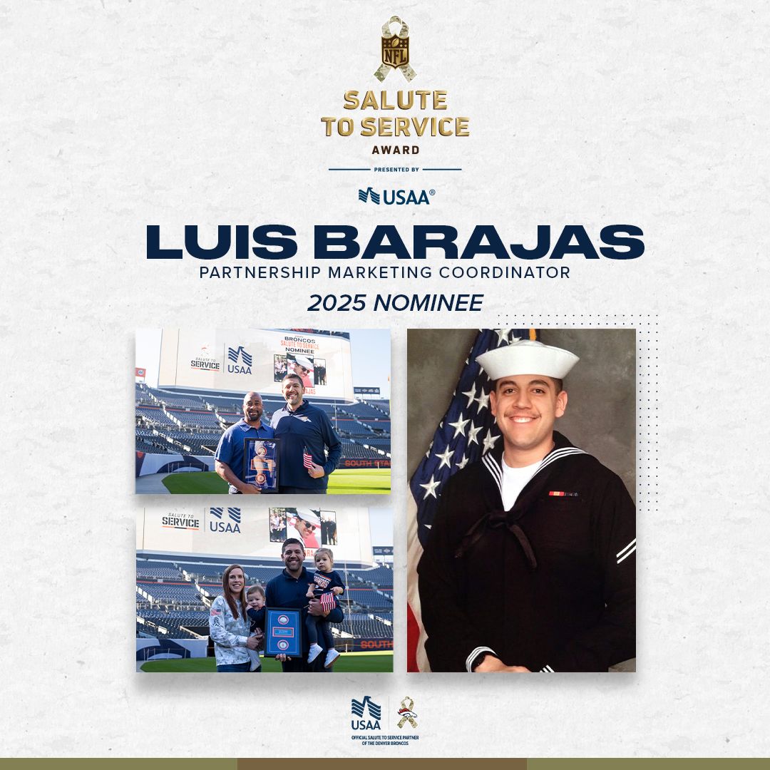 2025 Denver Broncos Salute to Service Award Nominee: Luis Barajas