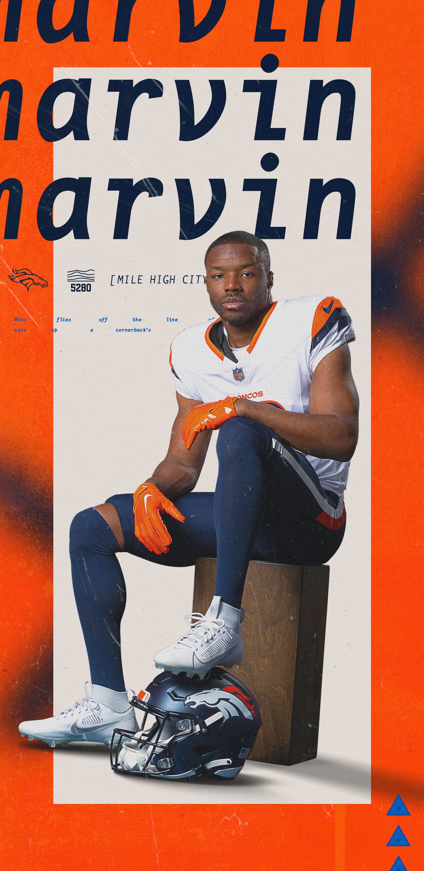 Download Marvin Mims Jr mobile wallpaper for iPhone