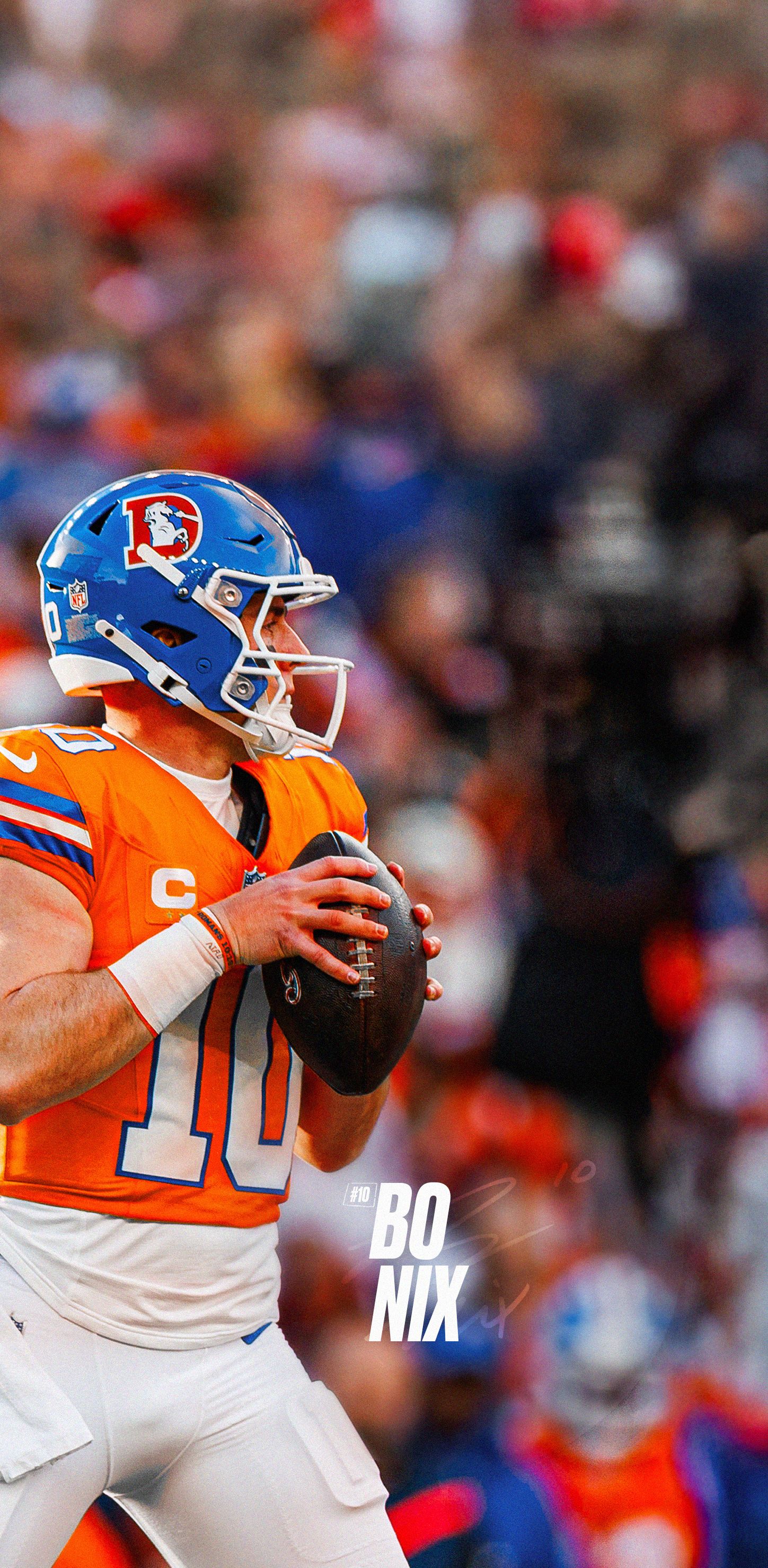 Download Bo Nix wallpaper for mobile