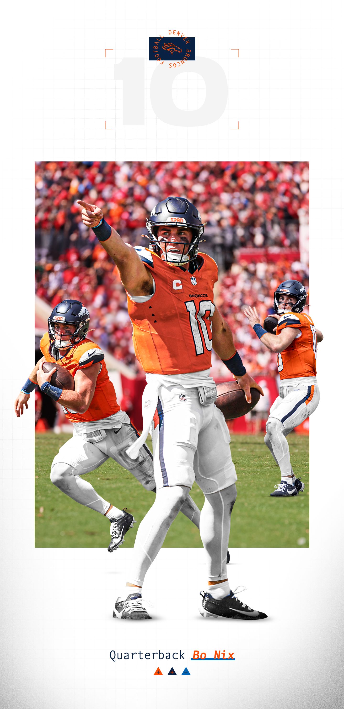 Download Bo Nix wallpaper for mobile