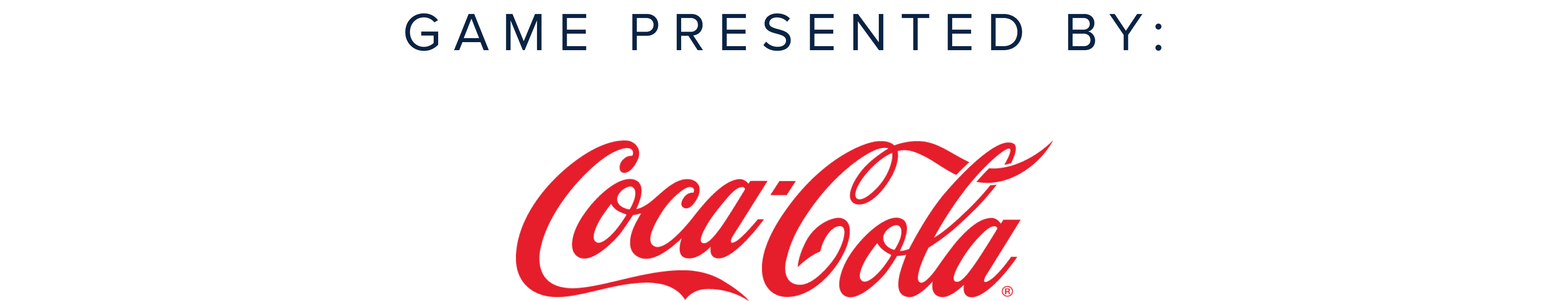 Game Presented by Coca-Cola