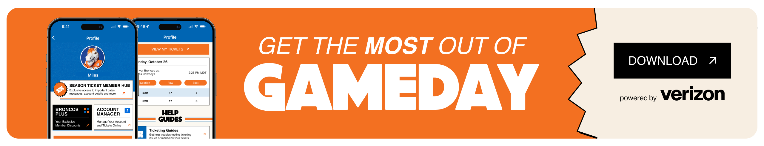 Download the Denver Broncos App