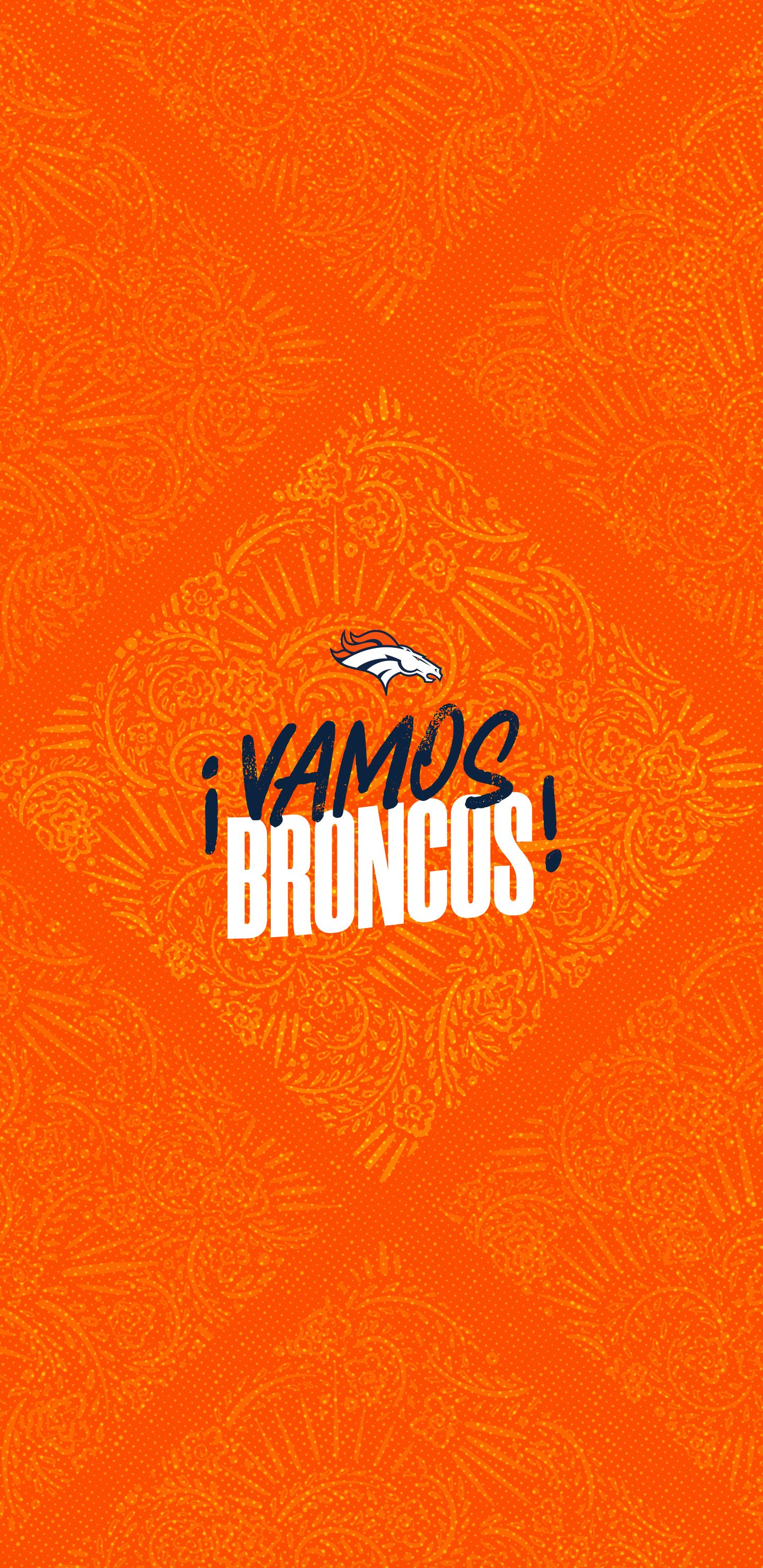 Download Vamos Broncos Orange wallpaper for mobile