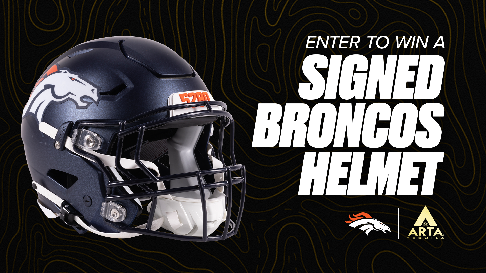 ENTER TO WIN SIGNED BRONCOS HELMET