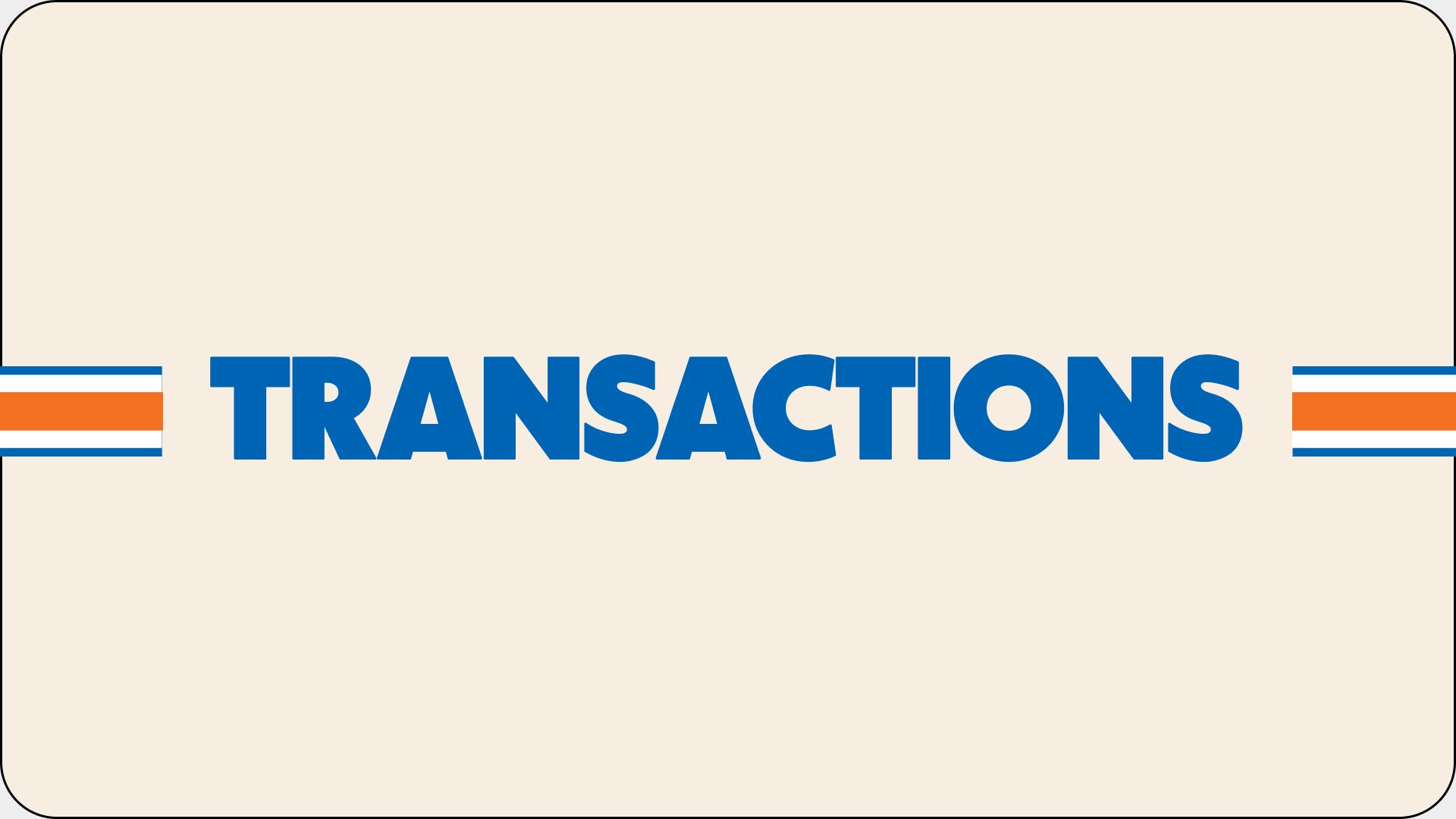 VIEW TRANSACTIONS