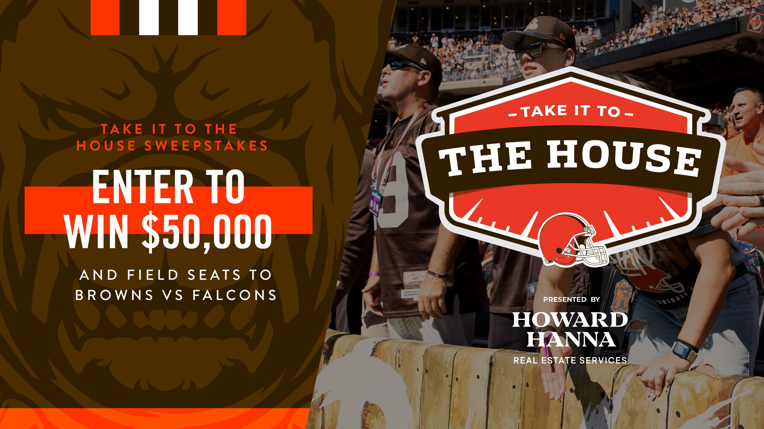 Win $50,000 and Field Seats to Browns vs. Falcons