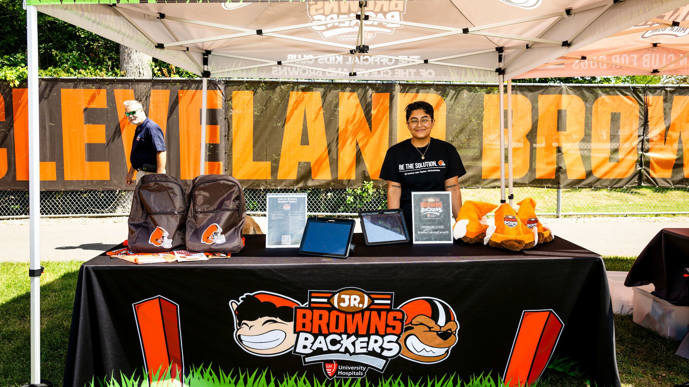Jr. Browns Backers Tent